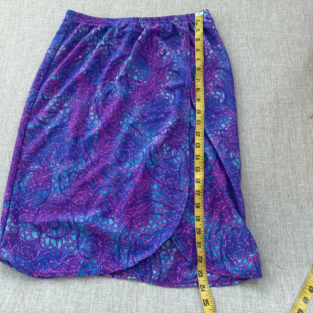 Vintage Jantzen Swimsuit Coverup Skirt Women's Medium Colorful 80s 90s USA Made - Picture 8 of 8